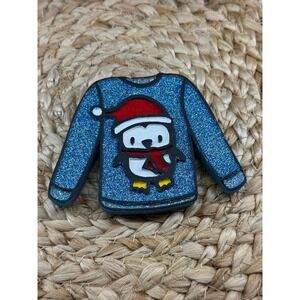 Car Freshie Penguin Sweater Scent Iced Vanilla Woods Car Freshener